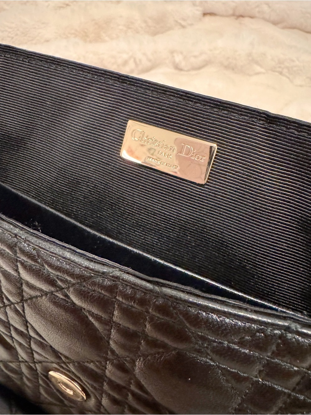 Dior Stardust Charm Medium Black Cannage Leather Backpack - Picture 8 of 9